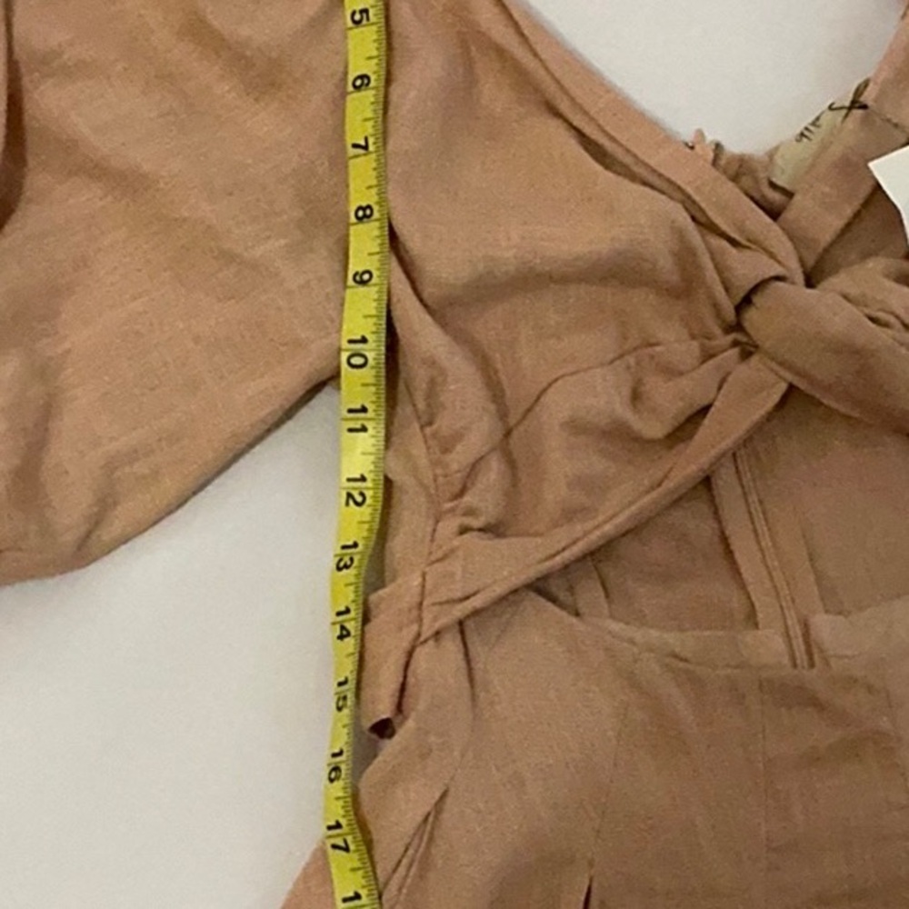 NWT, Puffed Sleeve Mini Dress, Size M - Picture 15 of 15